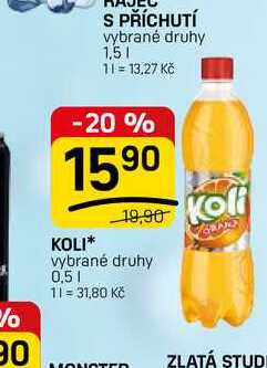 KOLI* vybrané druhy 0,5l