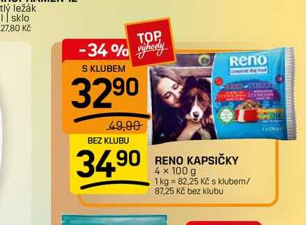 RENO KAPSIČKY 4 x 100 g