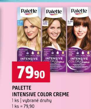 PALETTE INTENSIVE COLOR CREME 1 ks vybrané druhy 