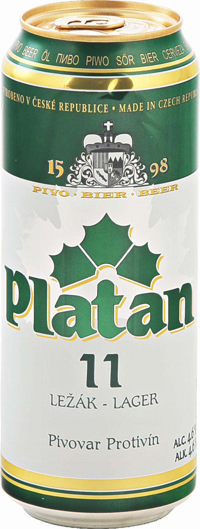 Platan 11 Pivo světlý ležák v akci