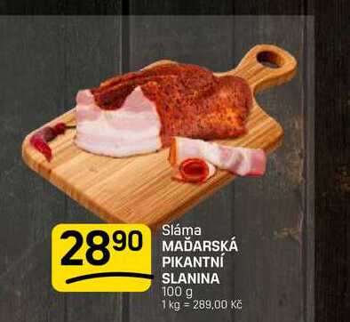 MAĎARSKÁ PIKANTNÍ SLANINA 100 g