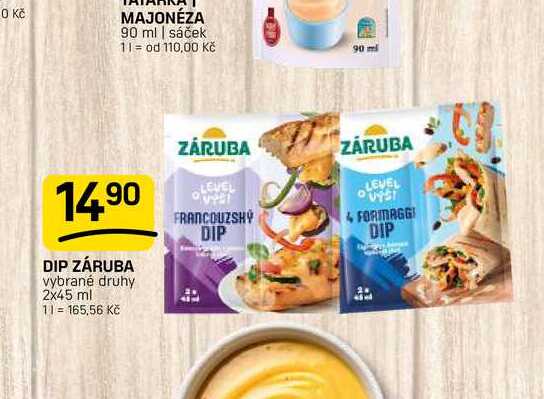 DIP ZÁRUBA vybrané druhy 2x45 ml