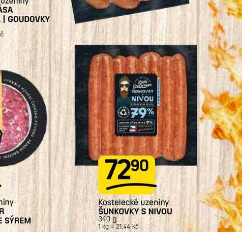 ŠUNKOVKY S NIVOU 340 g