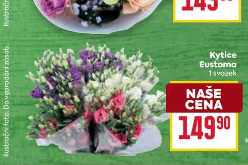 Kytice Eustoma 1 svazek
