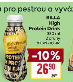 BILLA High Protein Drink 330 ml