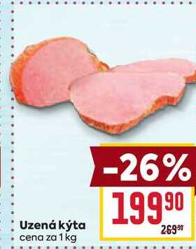 Uzená kýta cena za 1 kg