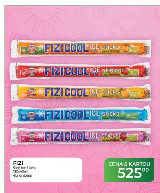FIZI Cool Ice Sticks 120x40ml