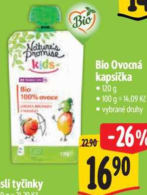 Bio Ovocná kapsička, 120 g Albert