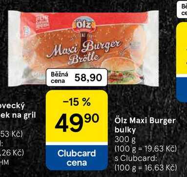 Ölz Maxi Burger bulky, 300 g