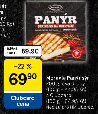 Moravia Panýr sýr, 200 g