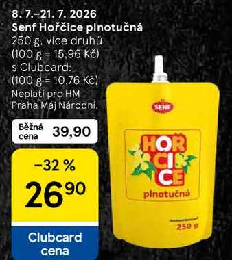 Senf Hořčice plnotučná, 250 g