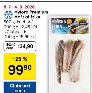 Mylord Premium Mořská štika, 600 g, kuchaná 