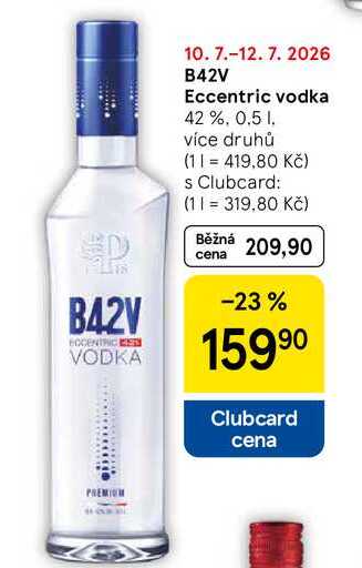 B42V Eccentric vodka 42 %, 0.5 l