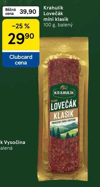 Krahulik Lovečák mini klasik, 100 g, balený