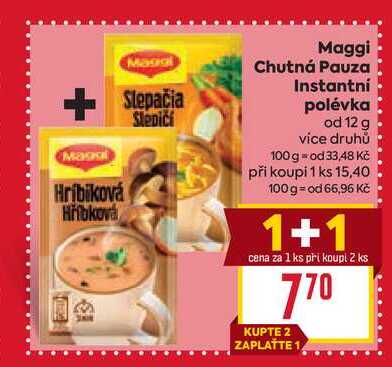 Maggi Chutná Pauza Instantní polévka od 12 g  