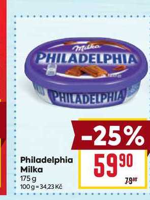 Philadelphia Milka 175 g 