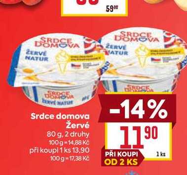 Srdce domova Žervé 80 g