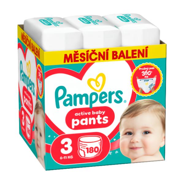 Pampers Plenkové kalhotky Monthly Box, vel. 3 (6-11 kg)