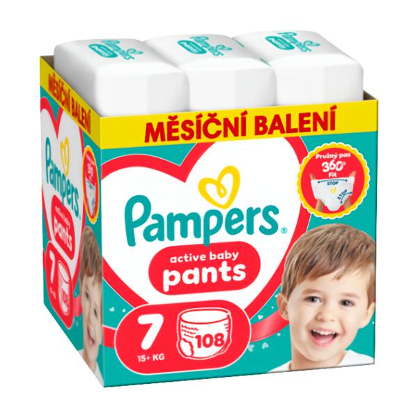 Pampers Plenkové kalhotky Monthly Box, vel. 7 (15+ kg)