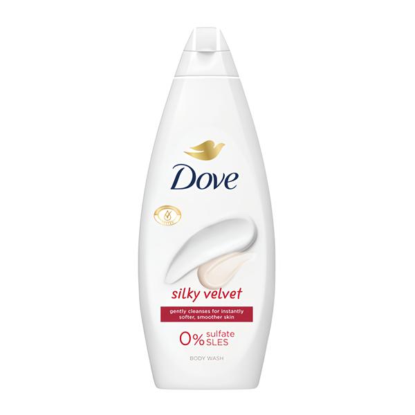 Dove Silky Velvet Sprchový gel Košík.cz