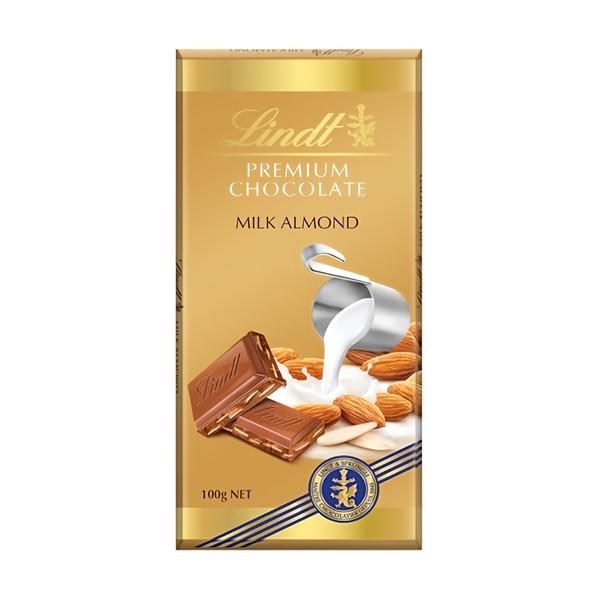 Lindt Gold Tablet Milk Almond