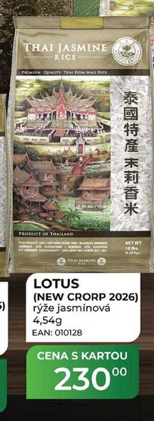 LOTUS (NEW CRORP 2026) rýže jasmínová 4,54 g