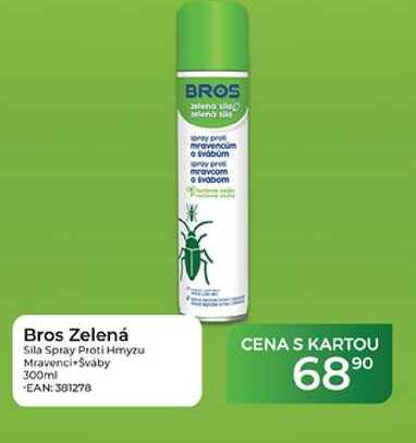 Bros Zelená Sila Spray Proti Hmyzu Mravenci Sváby 300ml
