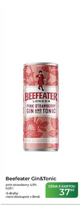 Beefeater Gin&Tonic pink strawberry 4,9% 0,251