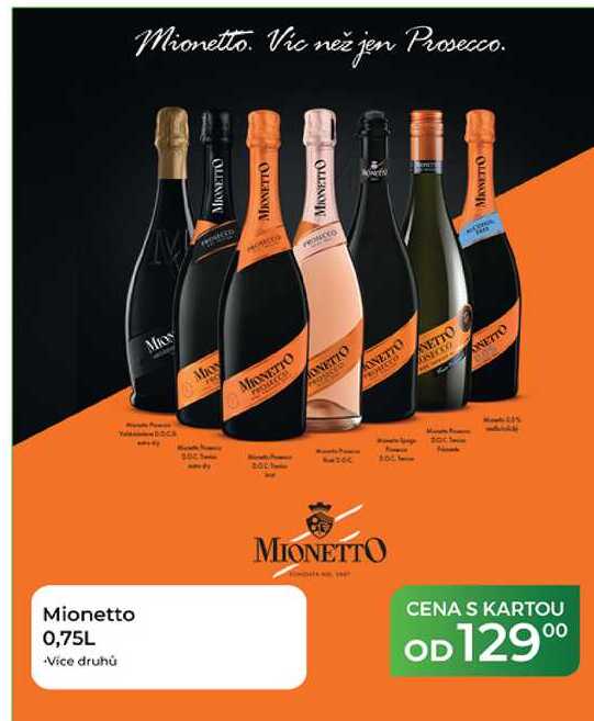 Mionetto 0,75L