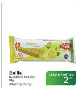 Balila kukuřičné trubičky 18g  