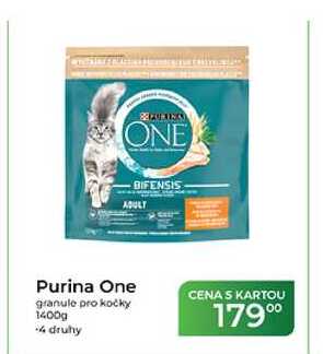 Purina One granule pro kočky 1400g 