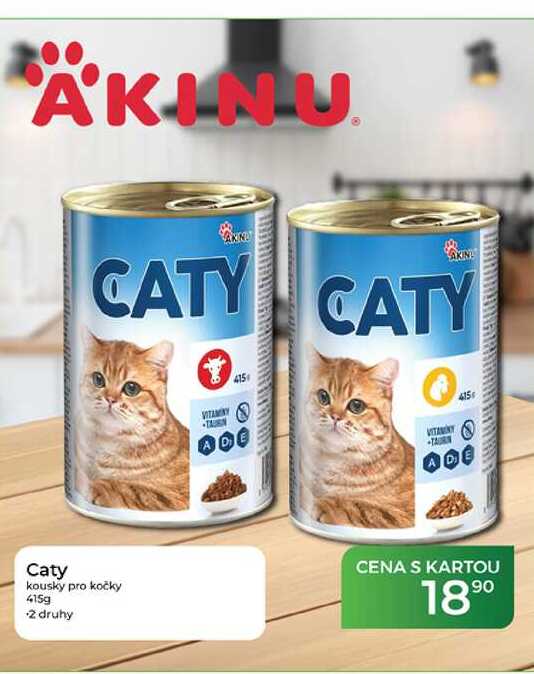 Caty kousky pro kočky 415g 