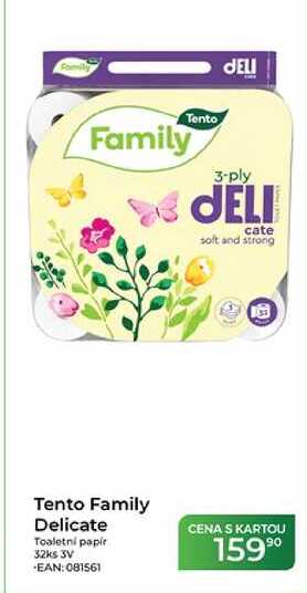 Tento Family Delicate Toaletni papir 32ks
