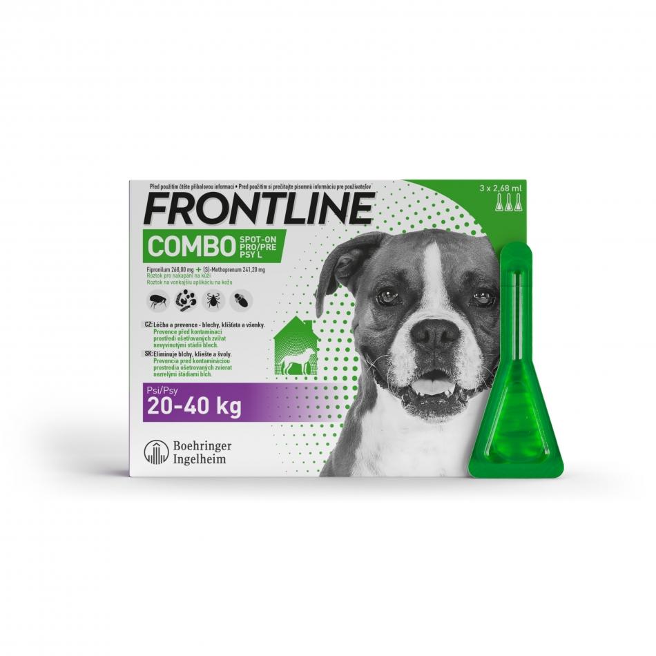 Frontline Combo spot-on pro psy L 2,68 ml 3 pipety