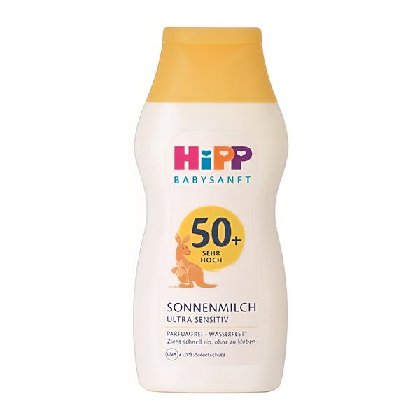 HiPP Babysanft mléko proti slunci SPF 50+ Košík.cz
