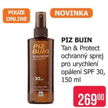 PIZ BUIN Tan & Protect ochranný sprej pro urychlení opálení SPF 30, 150 ml