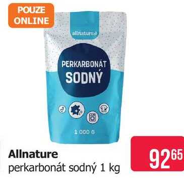 Allnature perkarbonát sodný 1 kg Teta drogerie