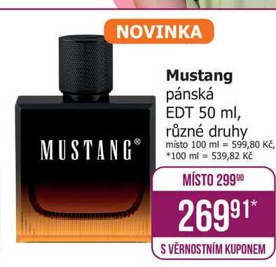 Mustang pánská EDT 50 ml, různé druhy