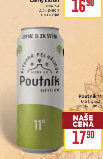 Poutník 11 0,51, plech