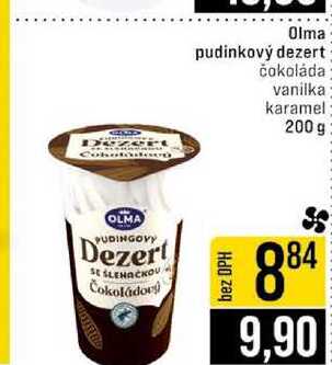 Olma pudinkový dezert čokoláda vanilka karamel 200 g