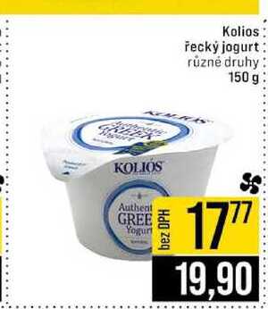 Kolios řecký jogurt různé druhy 150 g