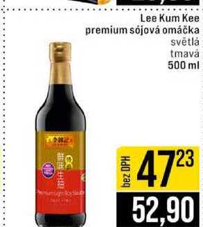 Lee Kum Kee premium sójová omáčka světlá tmavá 500 ml