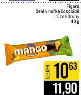 Figaro želé v hořké čokoládě různé druhy 40g