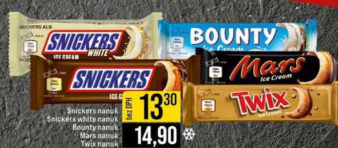 Snickers nanuk Snickers white nanuk Bounty nanuk Mars nanuk Twix nanuk