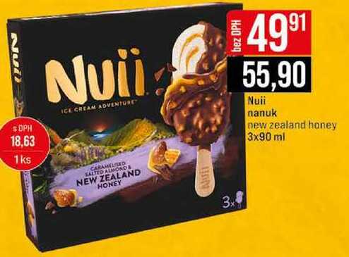 Nuii nanuk new zealand honey 3x90 ml
