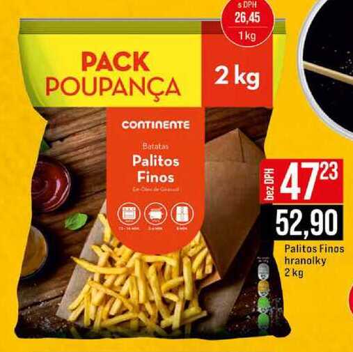 Palitos Finos hranolky 2 kg