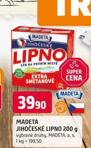 MADETA JIHOČESKÉ LIPNO 200 g