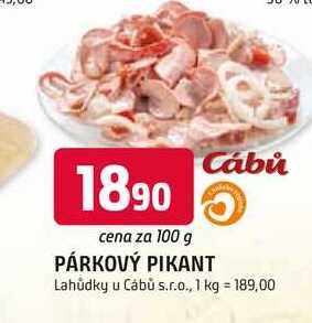 PÁRKOVÝ PIKANT 100g