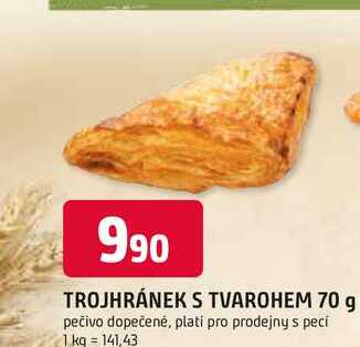 TROJHRÁNEK S TVAROHEM 70 g 