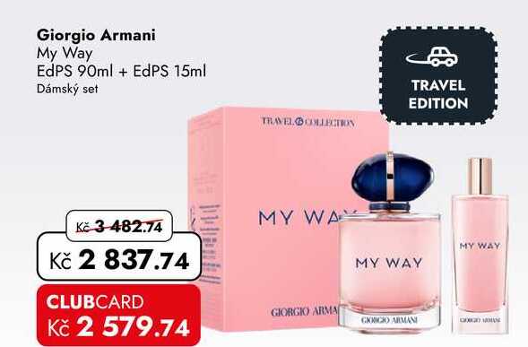 Giorgio Armani My Way EdPS 90ml + EdPS 15ml